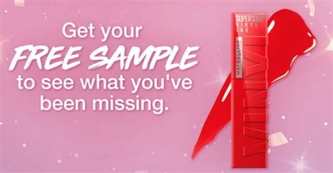 free lipstick sample